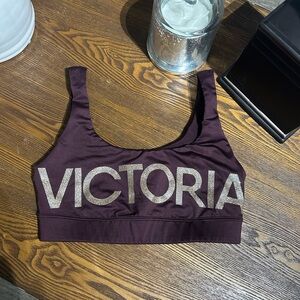 Victoria's Secret Purple Racerback Sports Bra
